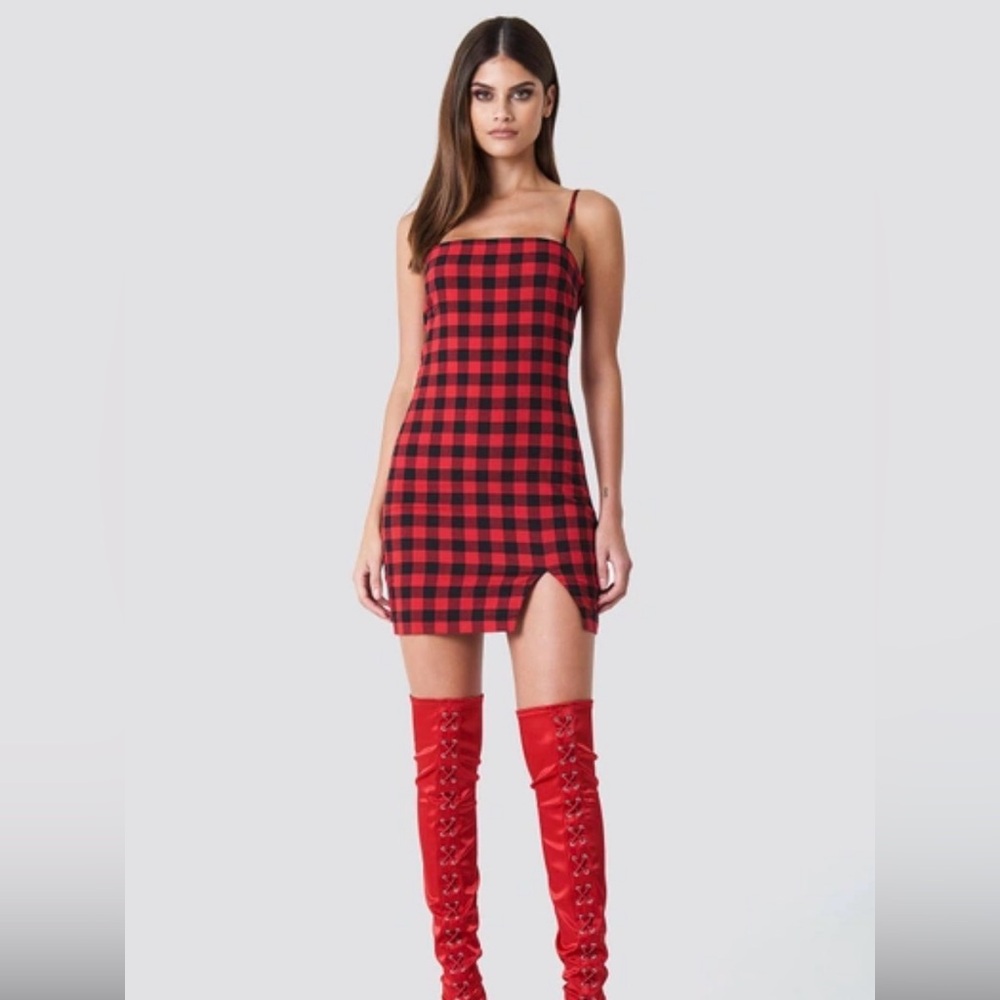 Sahara Ray x Na-kd Check Mini Dress